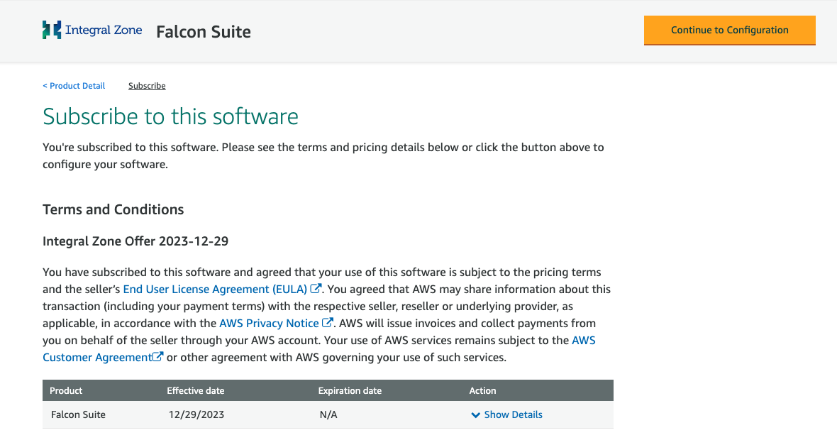 aws configure