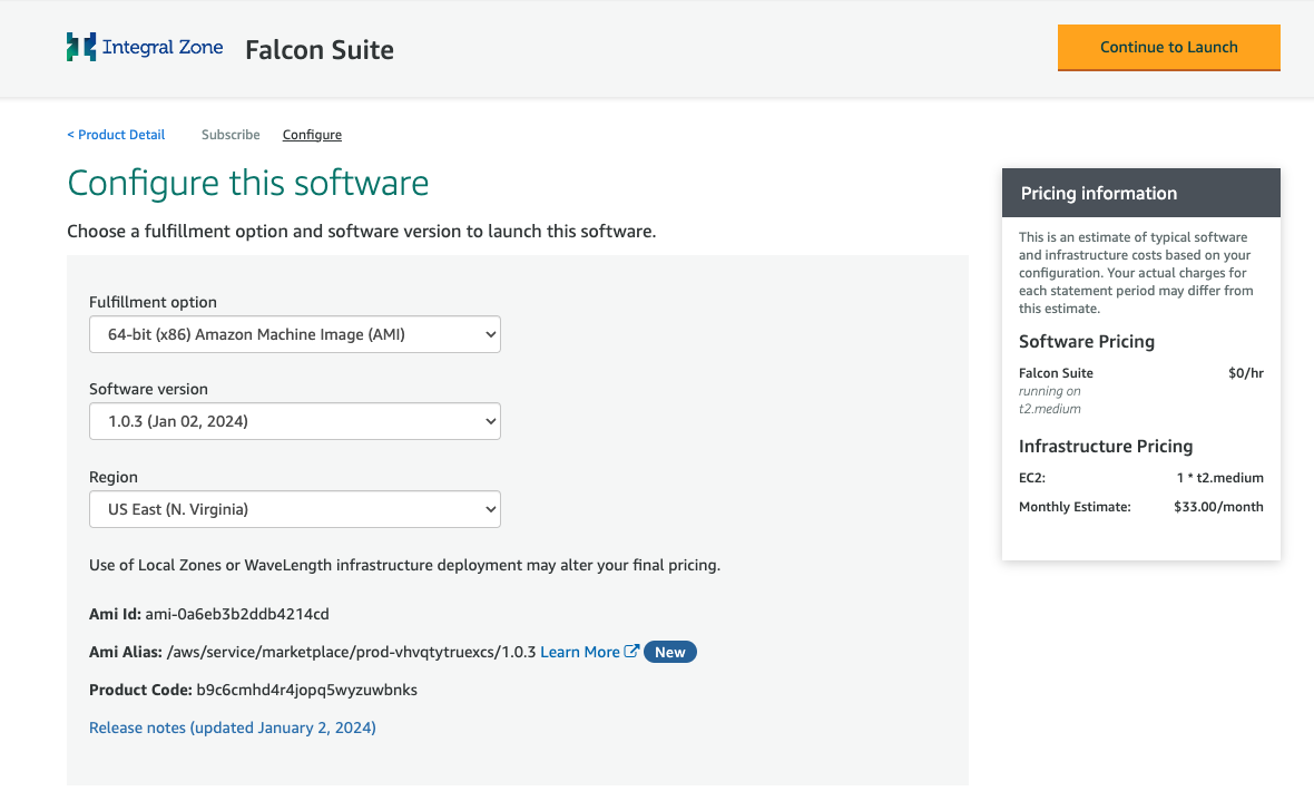 aws launch