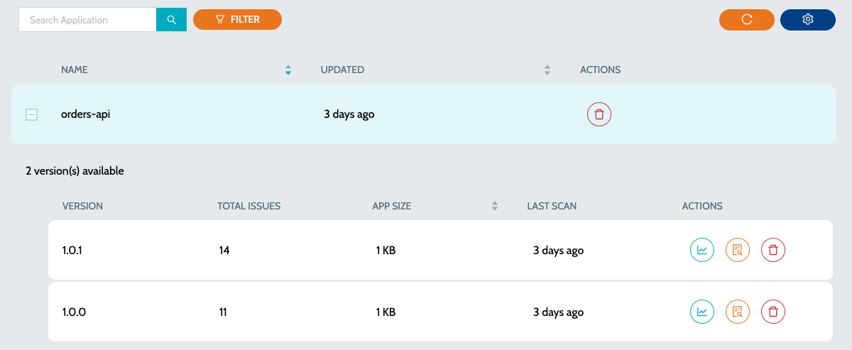 api versions