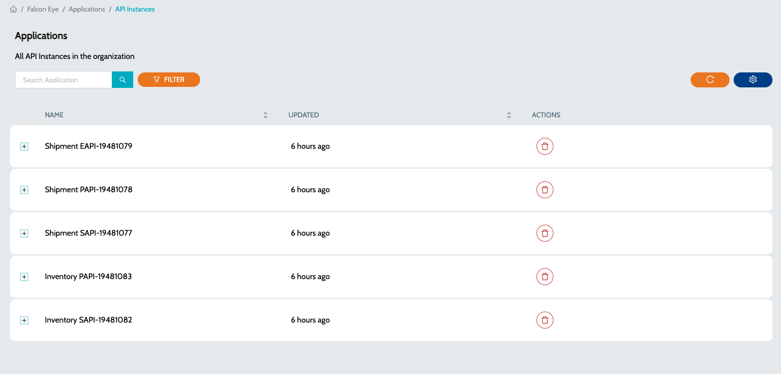api instances