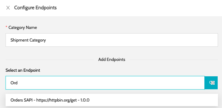 add category endpoint
