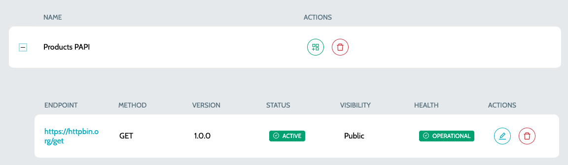 endpoint versions