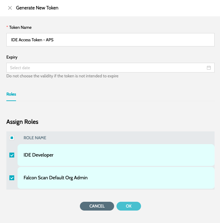 generate user access token