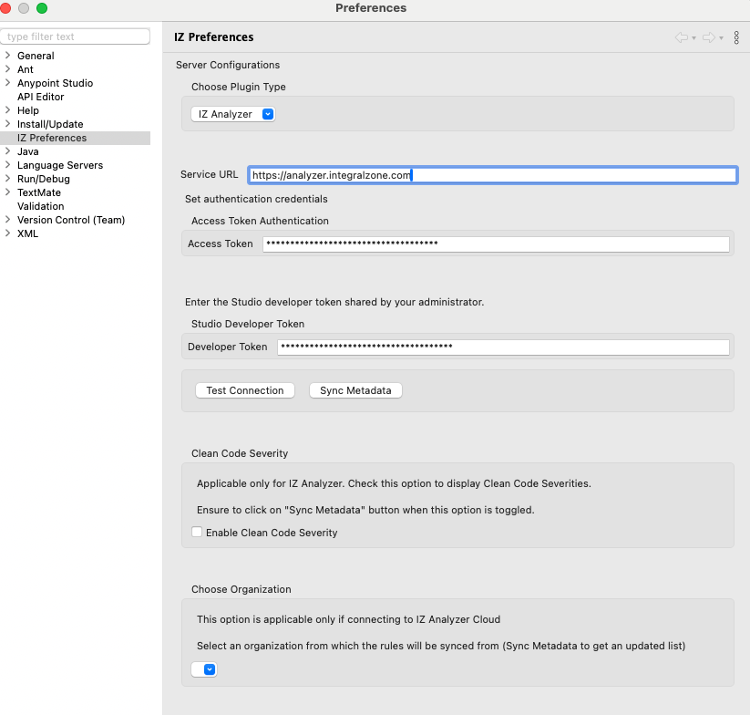 studio analyzer configure v5