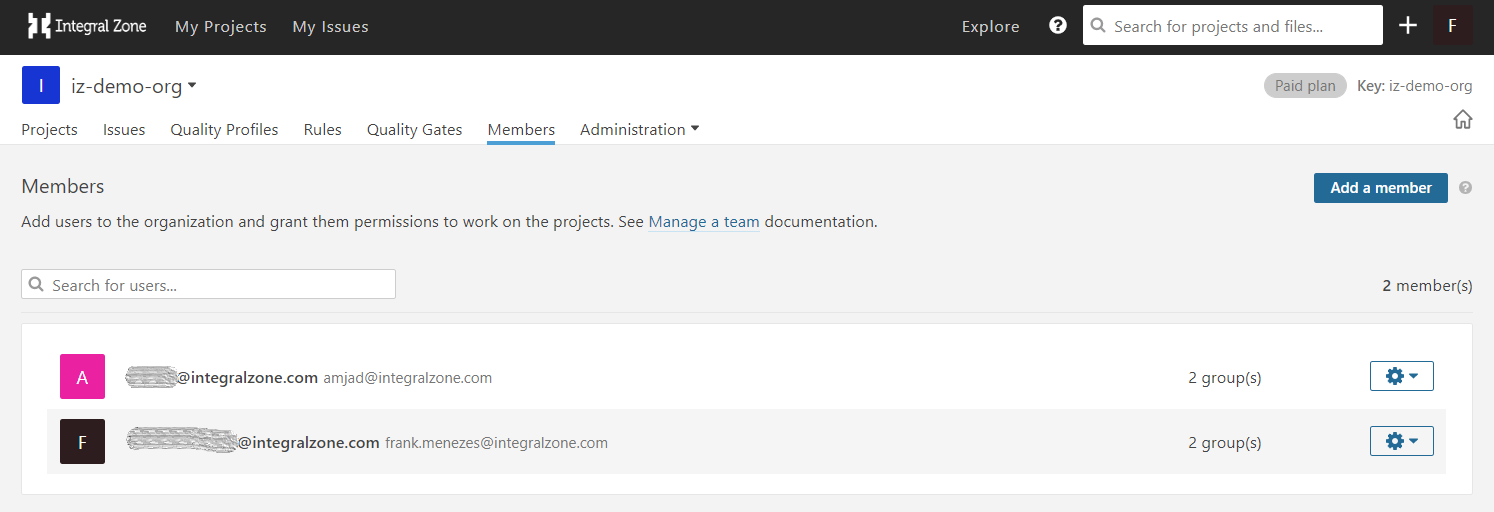 remove members added