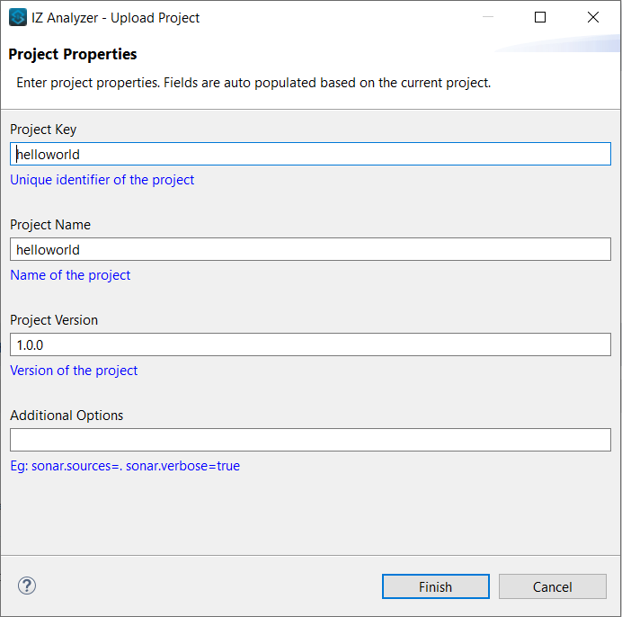 studio upload to sonarqube