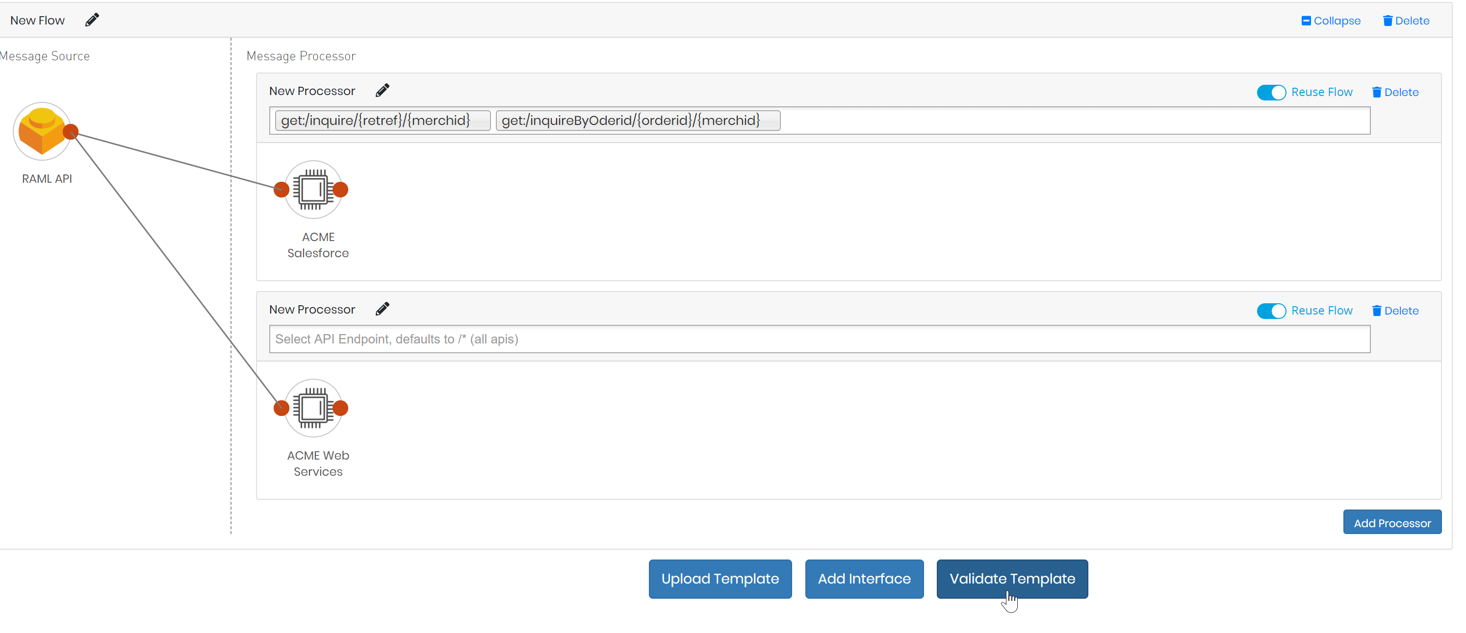 generate template processor patterns d2f96