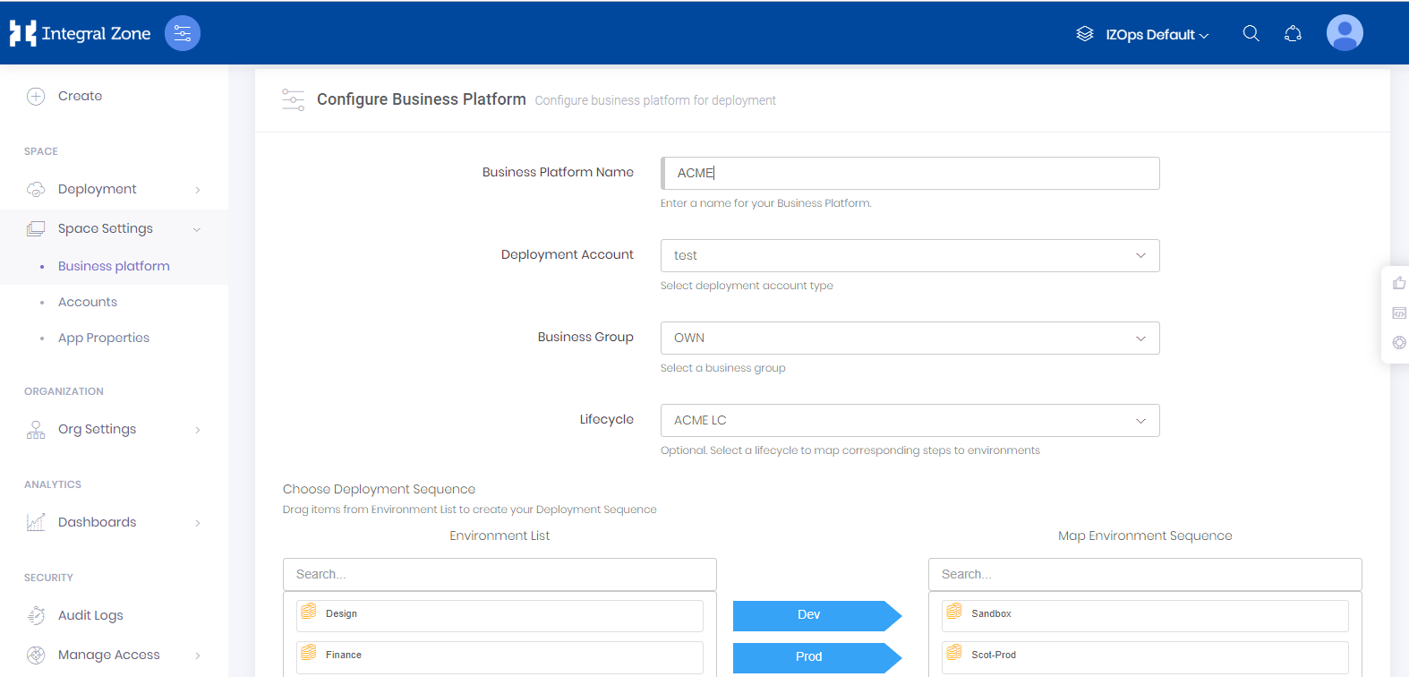 create business platform 2d2ad