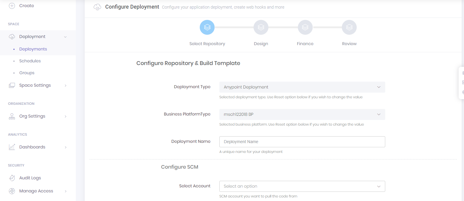 create deployment 735cb