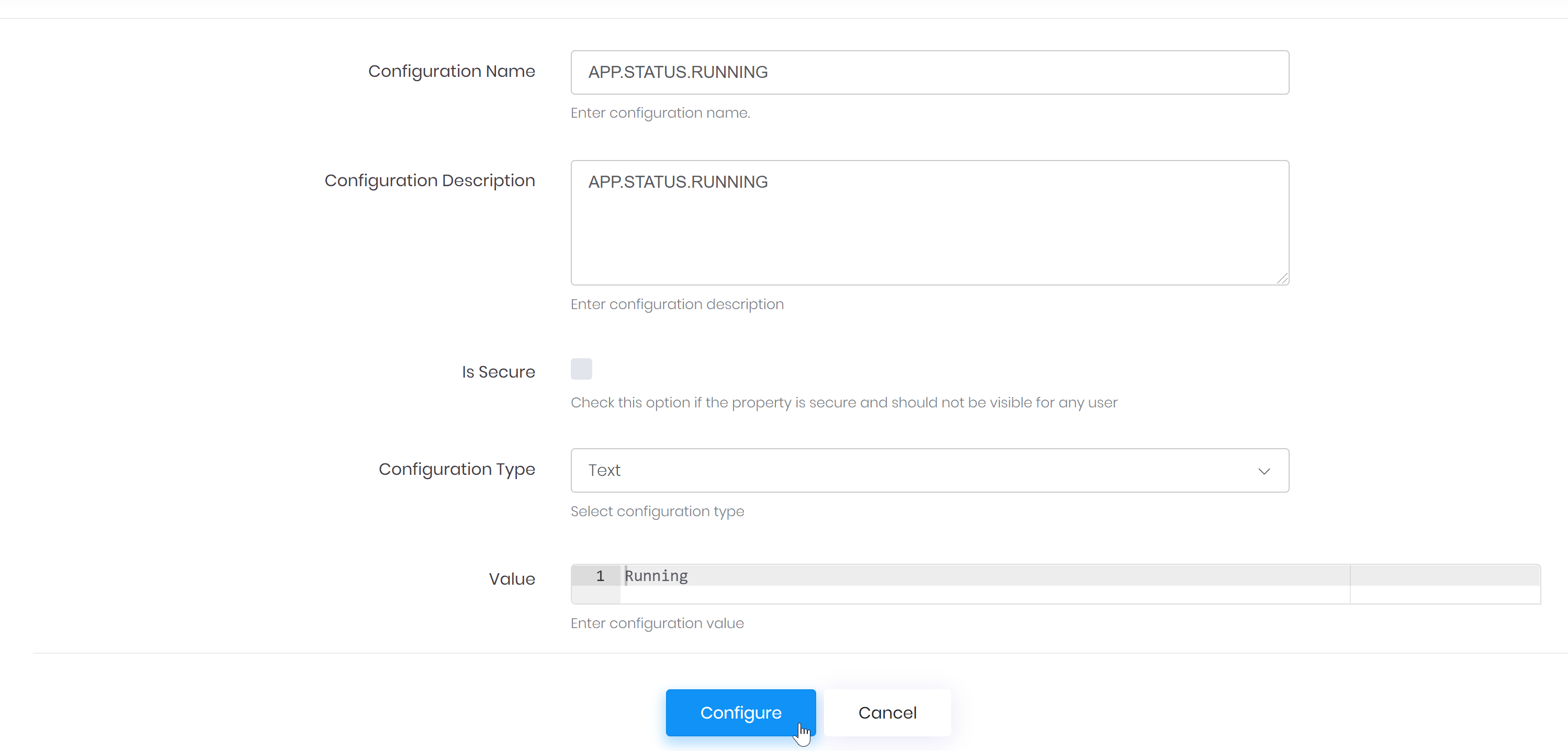 edit config