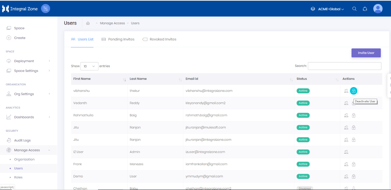 manage access 8444f