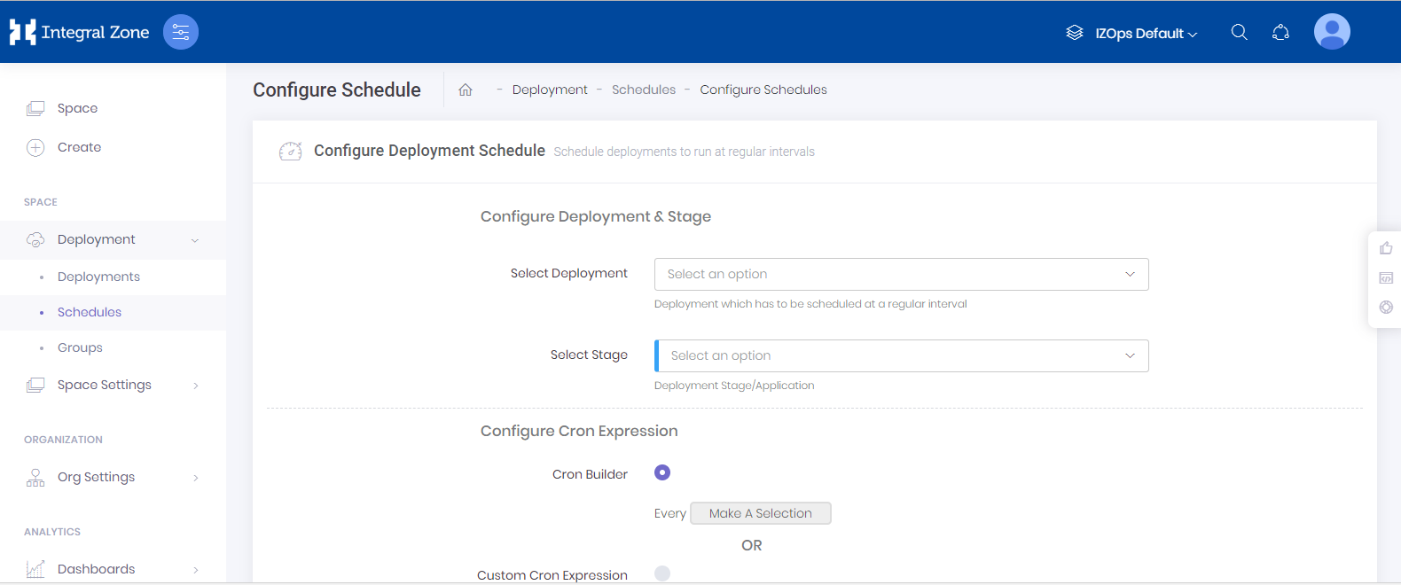 schedule deployment d3b7f